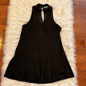 Karlie black suede dress- size L